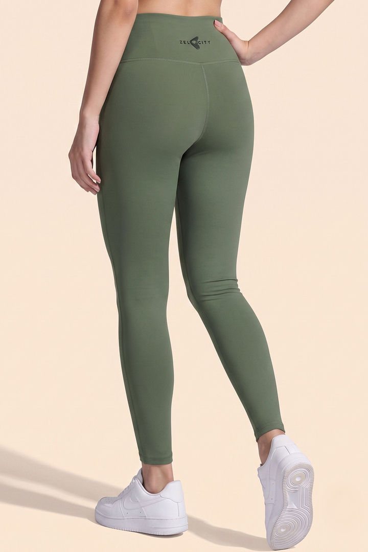 Zelocity Quick Dry Gym Leggings - Four Leaf Clover — image 3